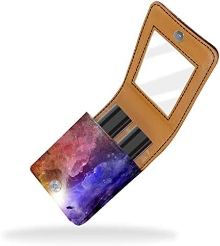 Ин Ян Космическа Galaxy Звезден Мини Чантата си За Грим, Държач За Червило, Чанта За Съхранение, Балсам за Устни,