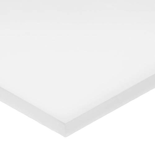 САЩ за запечатване на ЕДРО-PS-UHMW-368 Бял лист от полиетилен UHMW, височина 1/2 , широчина 8, дължина 12