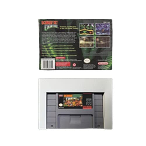 DeVoNe Donkey Kong Country RPG Игра карта Battery Save Американската Версия на Дребно кутия (сив)
