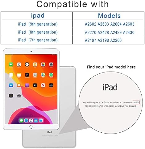 Калъф Arae за iPad 10.2 инча (9-то поколение 2021) и (8-то поколение 2020) и (7-мо поколение 2019) С автоматична