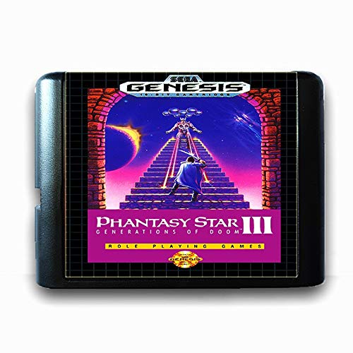 Игрална карта Lksya Фантазия - Star 3 за Sega 16 Бита, MD за Mega Drive, за игралната конзола Genesis PAL, USA