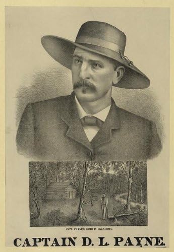 Исторически находки Снимка: Капитан Дейвид Луис Пейн,1836-1884, американски войник, пионер, Къща в Оклахома