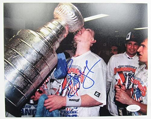 Алекс Ковальов Подписа Автограф 8x10 Снимка JSA Witness COA - Снимки на НХЛ с автограф