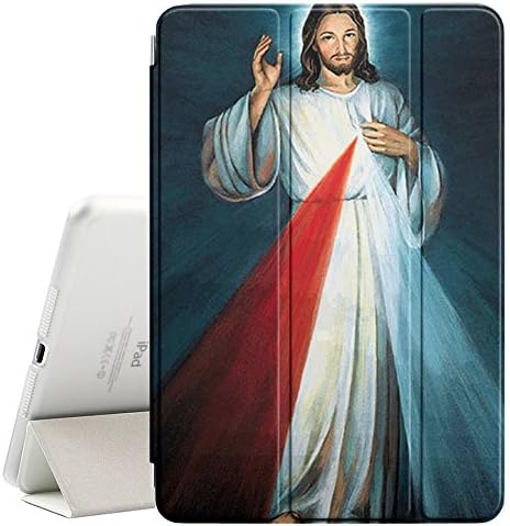 Graphic4You Jesus Christian Design Ултратънък калъф Smart Cover Stand [с функция за сън / събуждане] за Apple