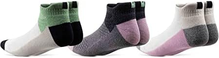 Чифт мъжки чорапи Hustle от Thieves - 3 опаковки на спортни чорапи Performance за мъже (Кръгъл отвор, глезените,