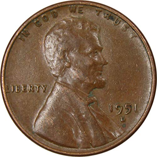 1951 D Lincoln Wheat Cent AG ЗА Добро Бронзовата Пени 1c Монета са подбрани