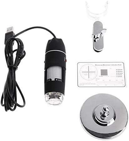 Karlak Дигитален Микроскоп 1600X USB Зареждане Ръчна Лупа Камера 8 led е Съвместим със смартфони Android и iOS