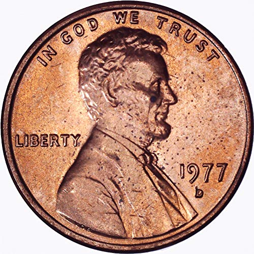 1977 D Паметник Цент Линкълн 1C ЗА Необращенном