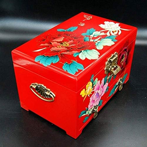 Ковчег за Бижута NaNa WYEMG - Фаянс Peony Ковчег За Бижута Кутия За Съхранение Сватбен Подарък Дървена Ковчег